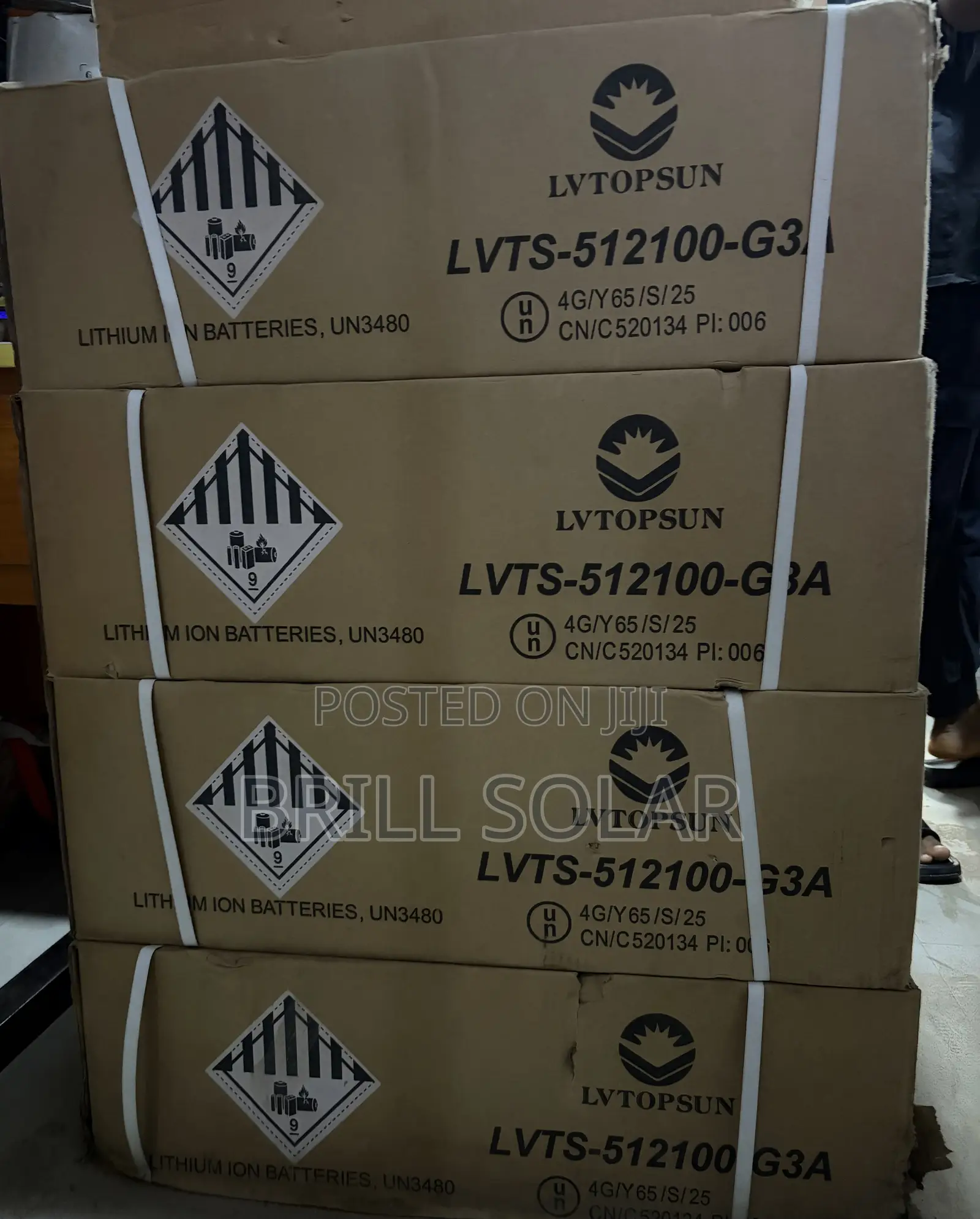 5kwh-51.2v Lvtopsun Solar Lithium Battery(G3)