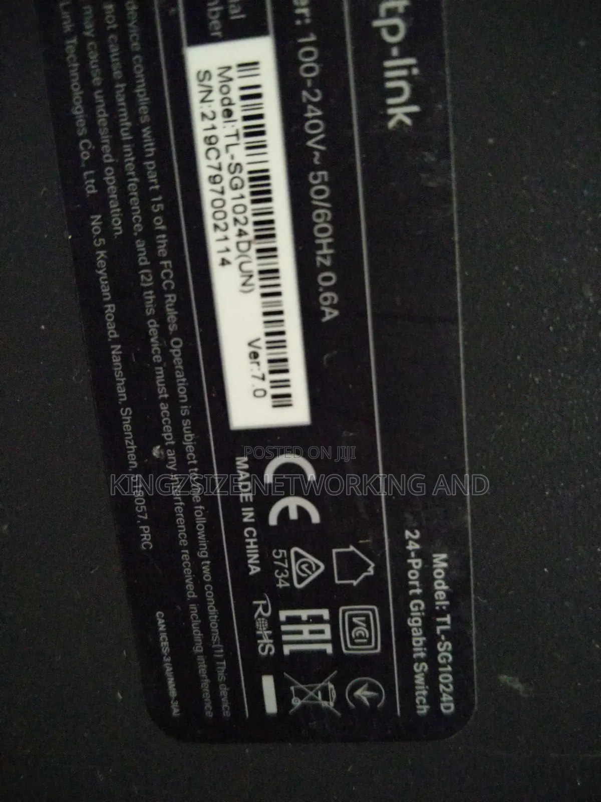 Tp-Link 24port Gigabyte Switch