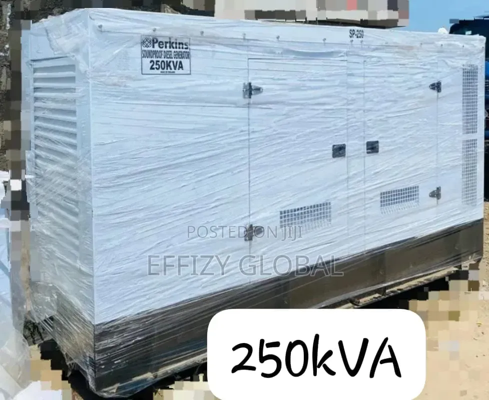 Heavy-Duty Perkins 250kva Soundproof Diesel Generator 100% Copper