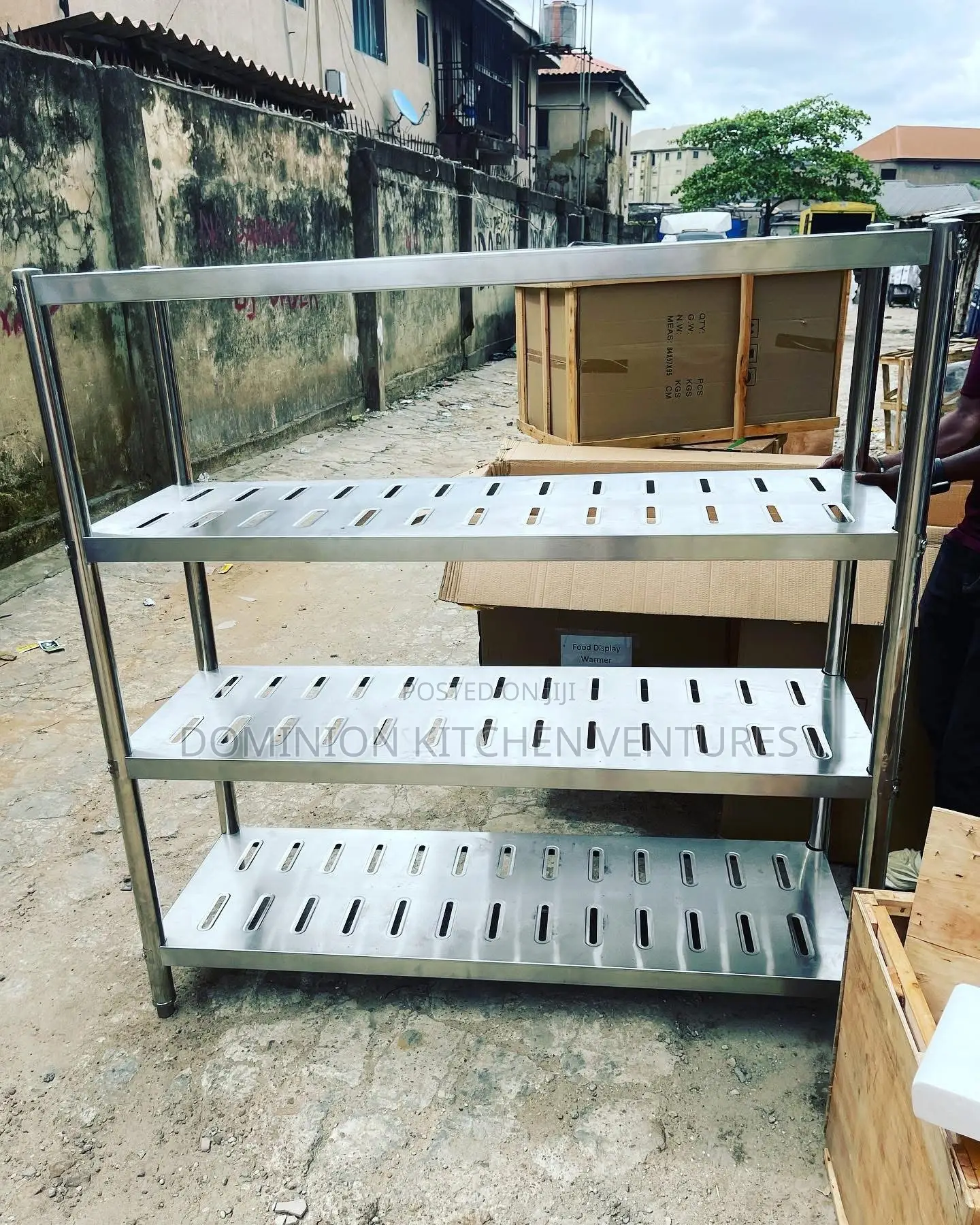 Stainless Steel, Perforated Shelf