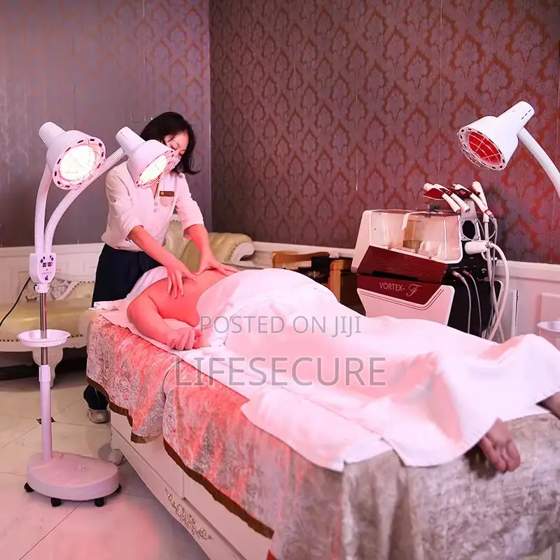 Dual-Head Infrared Therapy Lamp