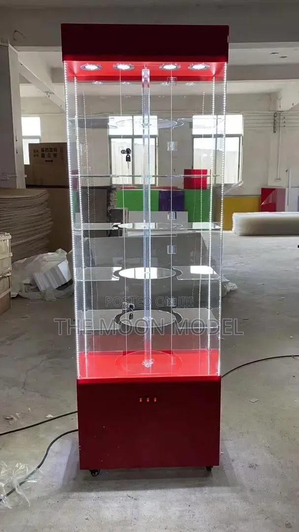 Rotating Showcase Display Glass