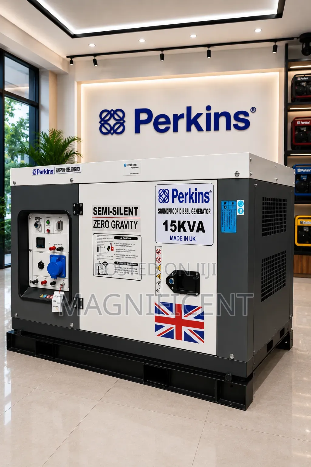 Perkins 15kva Soundproof Diesel Generator – Heavy-Duty Power Solution