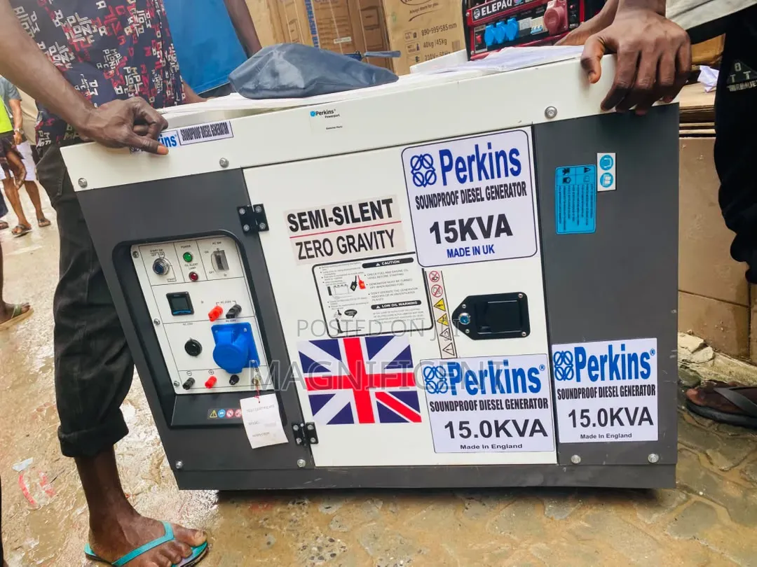 Perkins 15kva Soundproof Diesel Generator – Heavy-Duty Power Solution