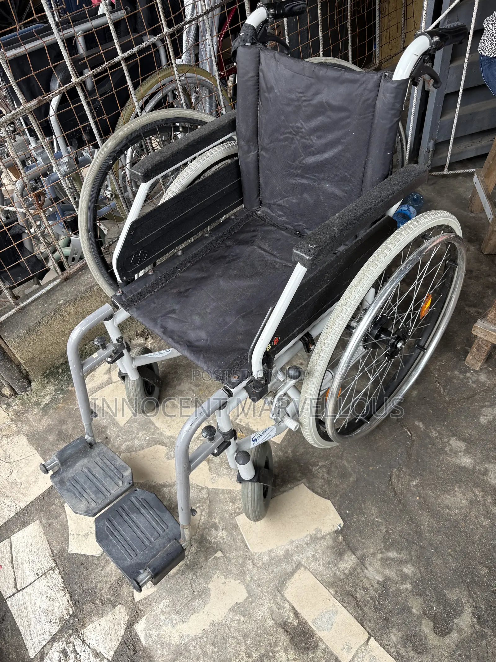 German Wheelchair With Hand Break