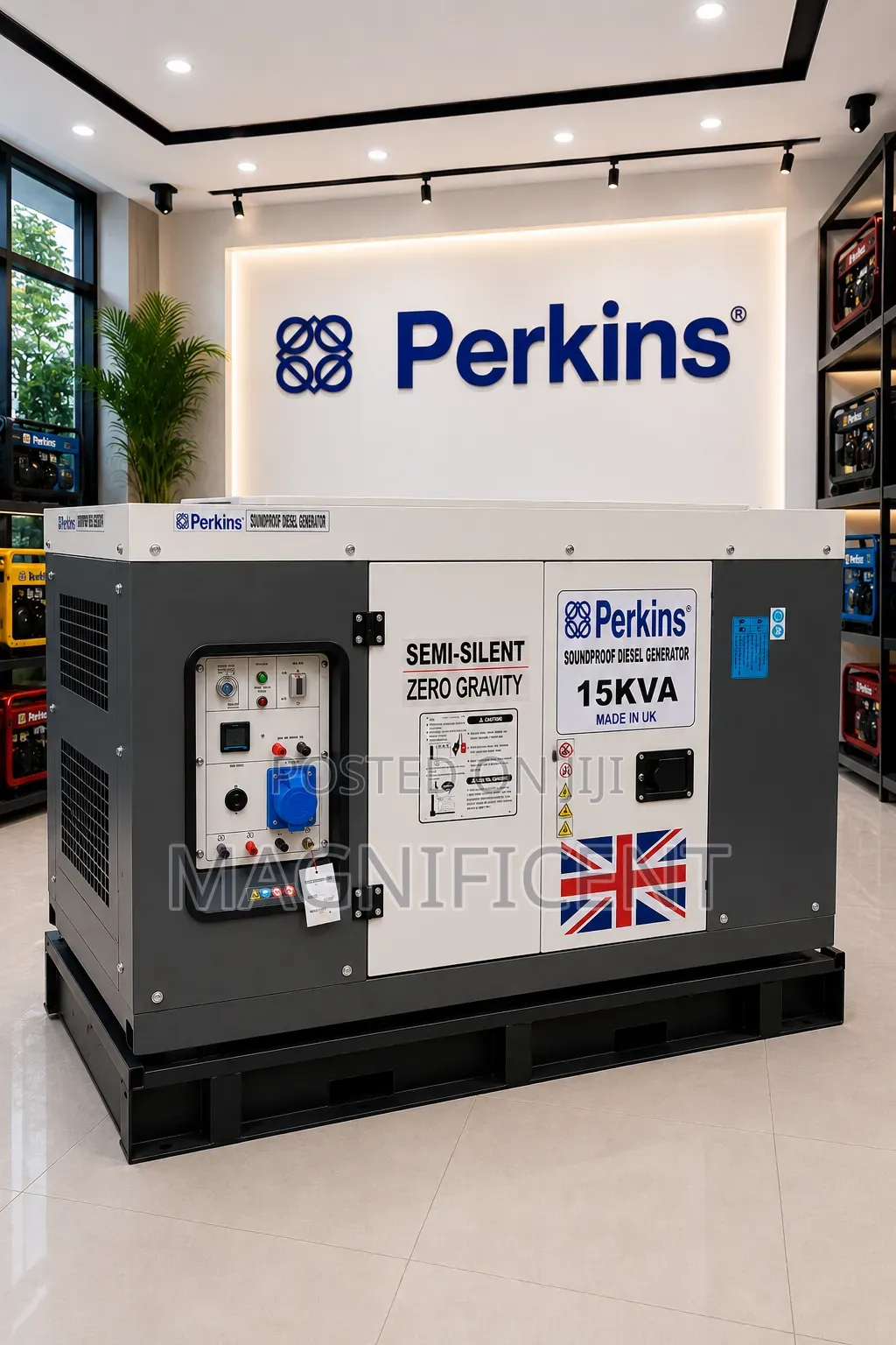 Premium Perkins 15kva Soundproof Diesel Generator | Reliable Uk Power