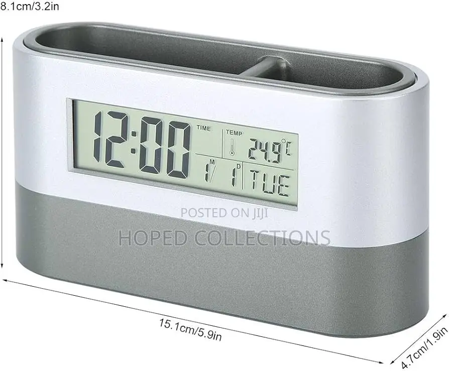 Office Pen Holder/Alarm Clock