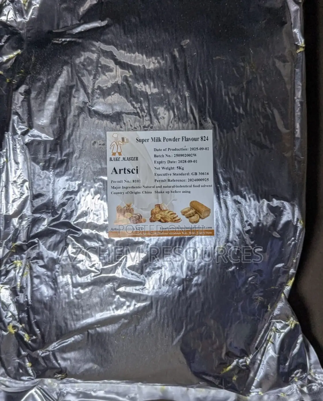 Super Milk Powder Flavour 824 (Food Grade) 5kg