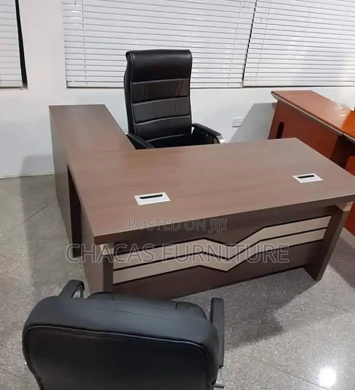Executive L-Shaped Office Desk - Brand New 140cm Manager Workstation