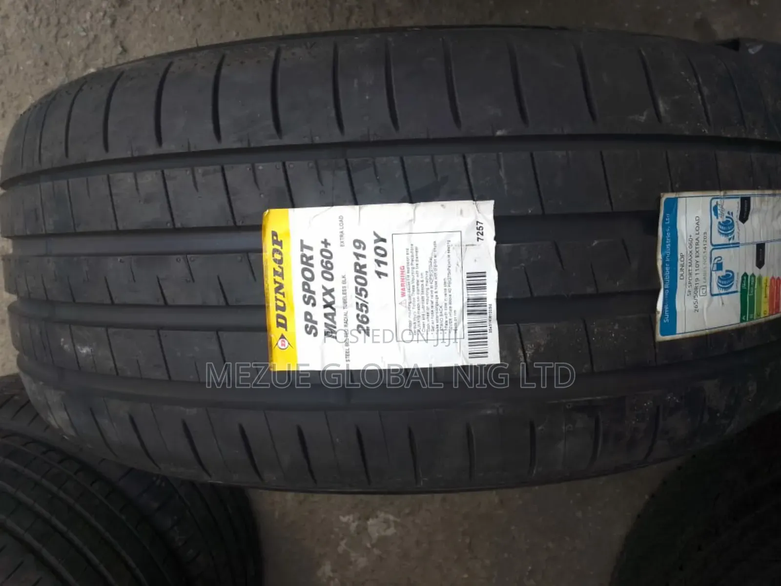 Dunlop Tyre 265/50/19
