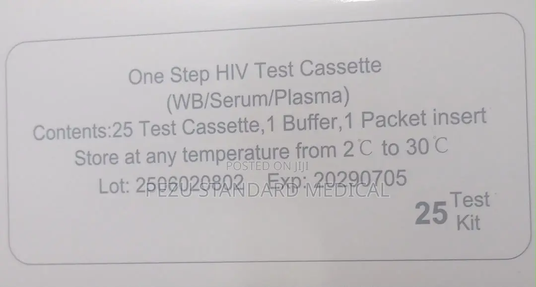 Gima- One-Step Hiv Test Cassette