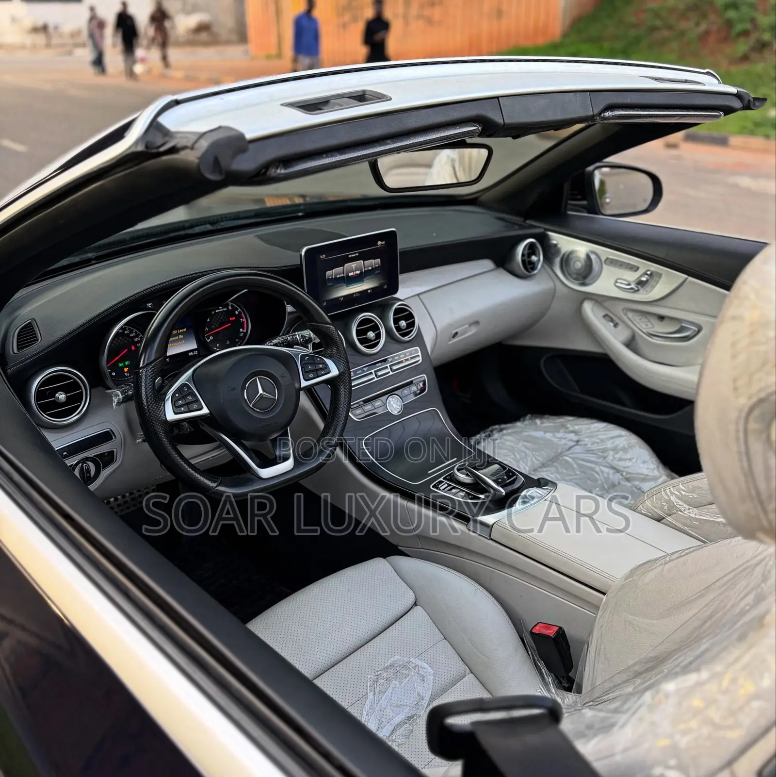 Mercedes-Benz C43 4Matic Cabriolet AWD (3.0L V6 9AM) 2018 Blue