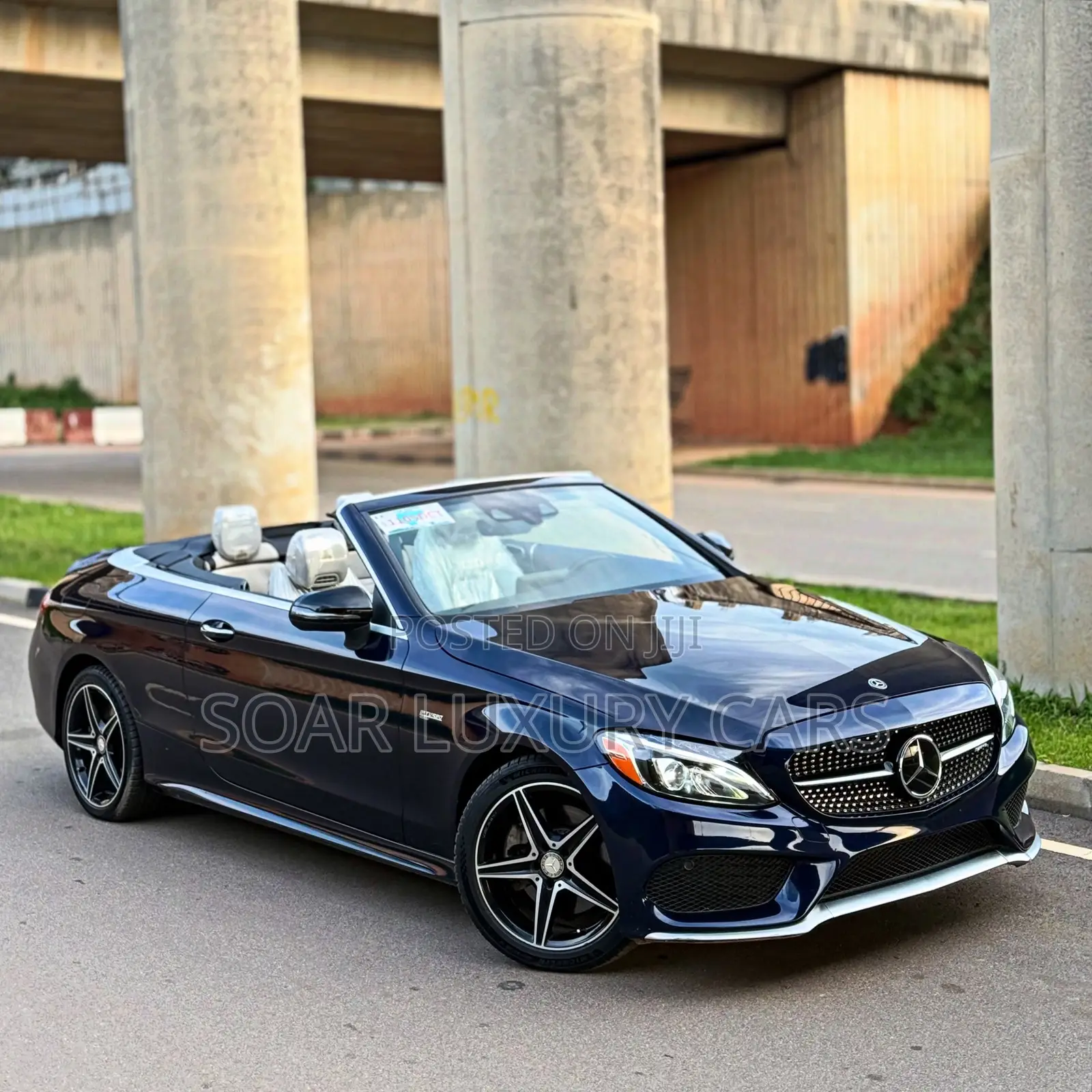 Mercedes-Benz C43 4Matic Cabriolet AWD (3.0L V6 9AM) 2018 Blue
