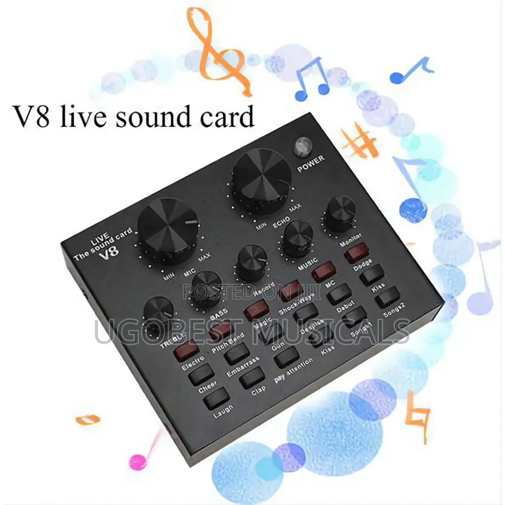 V8 Sound Card – Affordable Solution for Live Streaming Audio