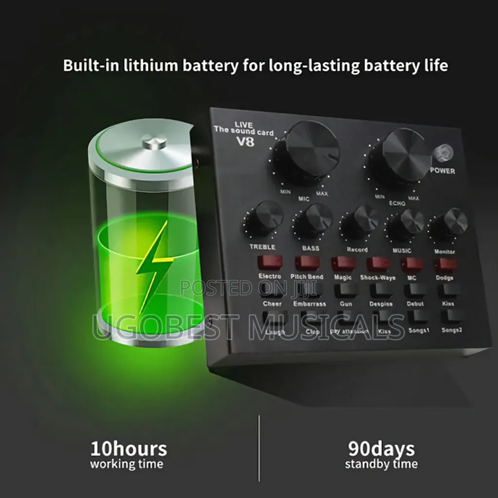 V8 Sound Card – Affordable Solution for Live Streaming Audio