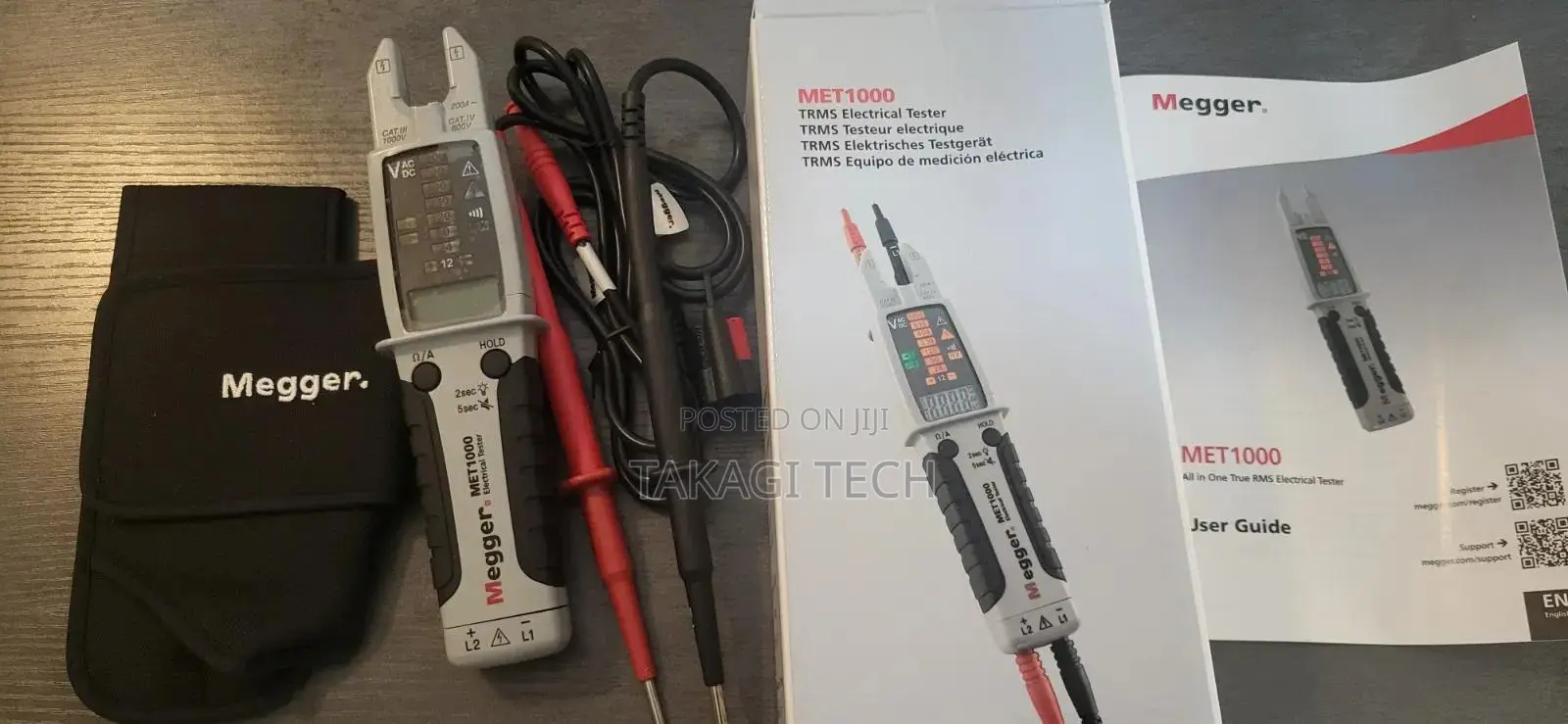 Megger Met1000 Current, Voltage and Continuity Tester