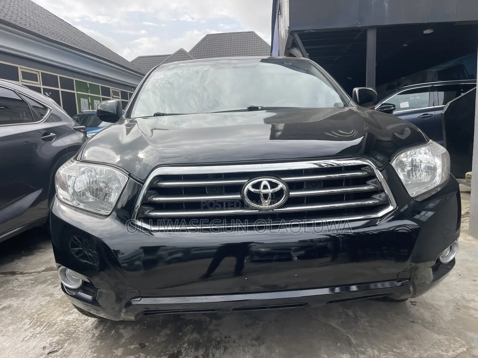 Toyota Highlander 4x4 2008 Black