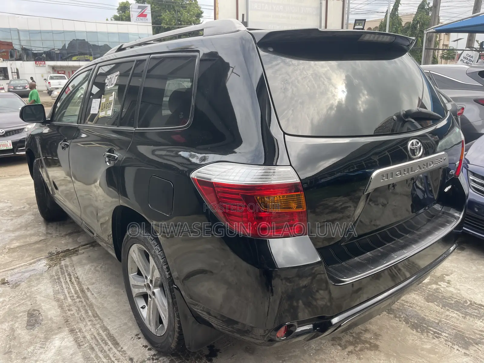 Toyota Highlander 4x4 2008 Black