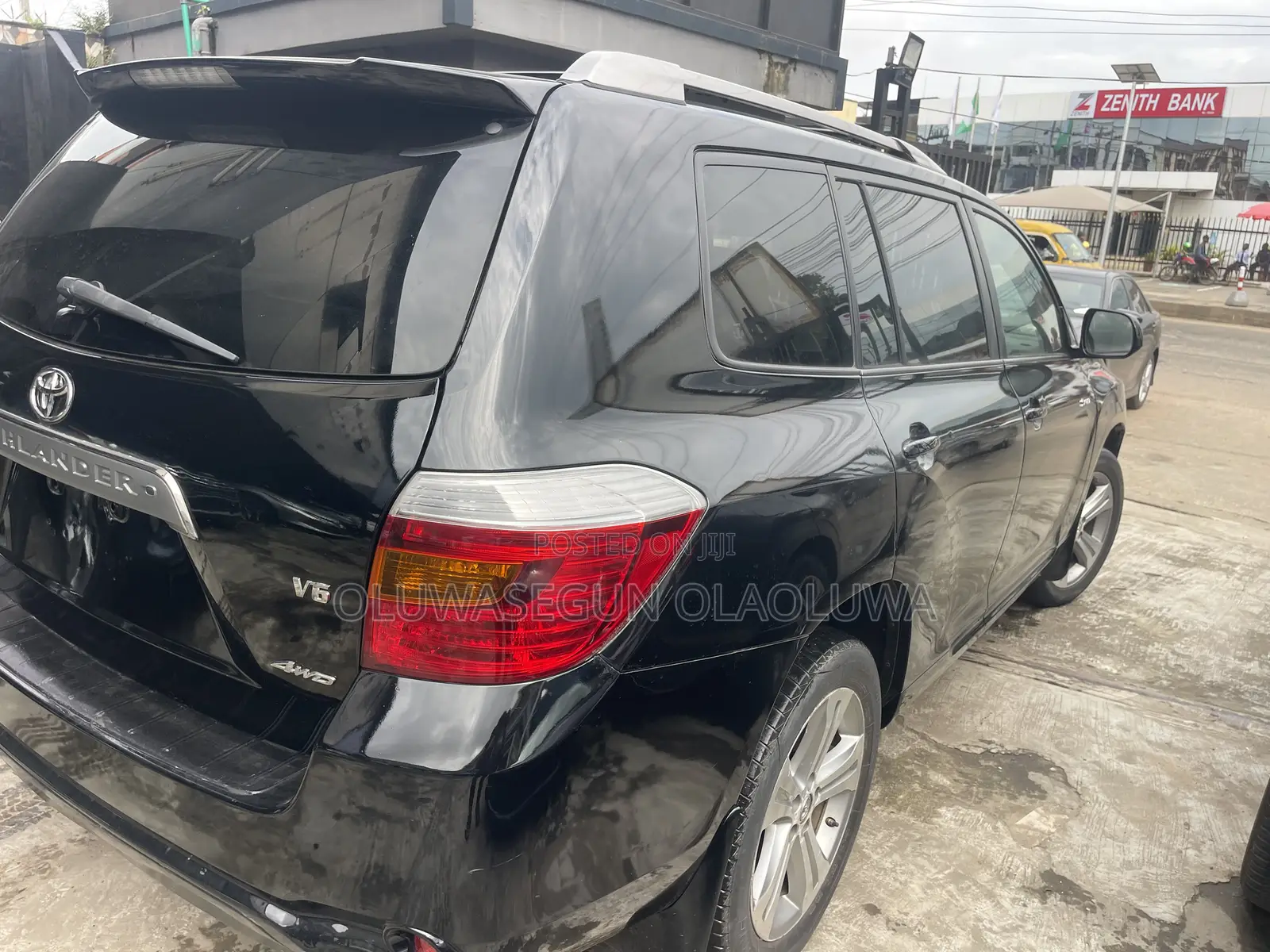 Toyota Highlander 4x4 2008 Black