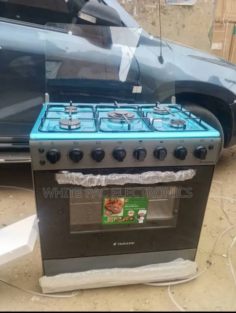 Tamashi 80 X 60 – 5 Gas Burner With Gas Oven (Black Finish-Automatic