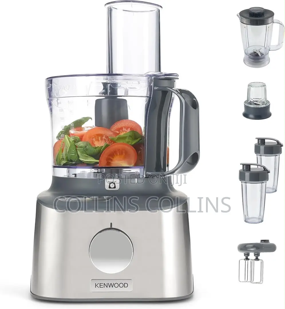 Kenwood Multipro Compact+ Fdm312 Ss, 5-in-1 Compact Food Processor