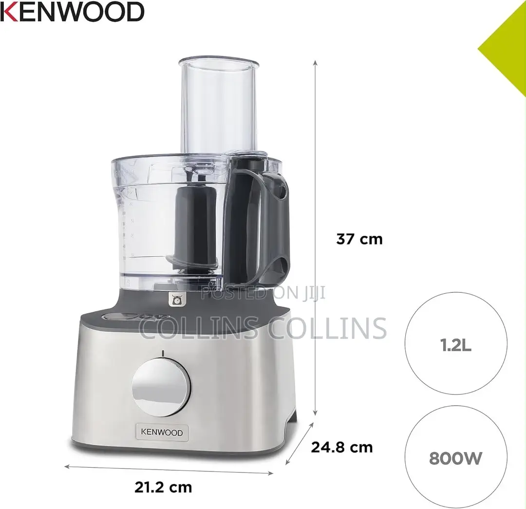 Kenwood Multipro Compact+ Fdm312 Ss, 5-in-1 Compact Food Processor