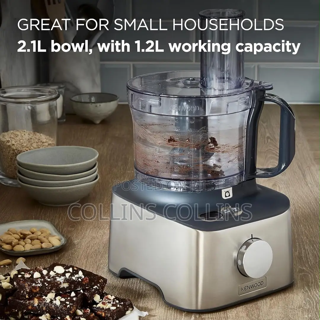 Kenwood Multipro Compact+ Fdm312 Ss, 5-in-1 Compact Food Processor