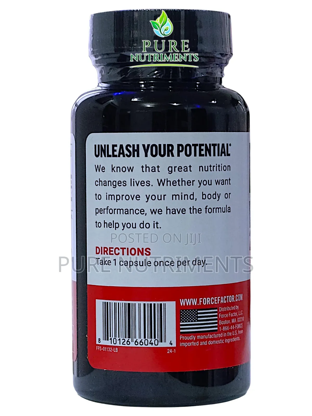 Force Factor L-Theanine 200mg 60 Veg Caps– Relaxation Stress Relief