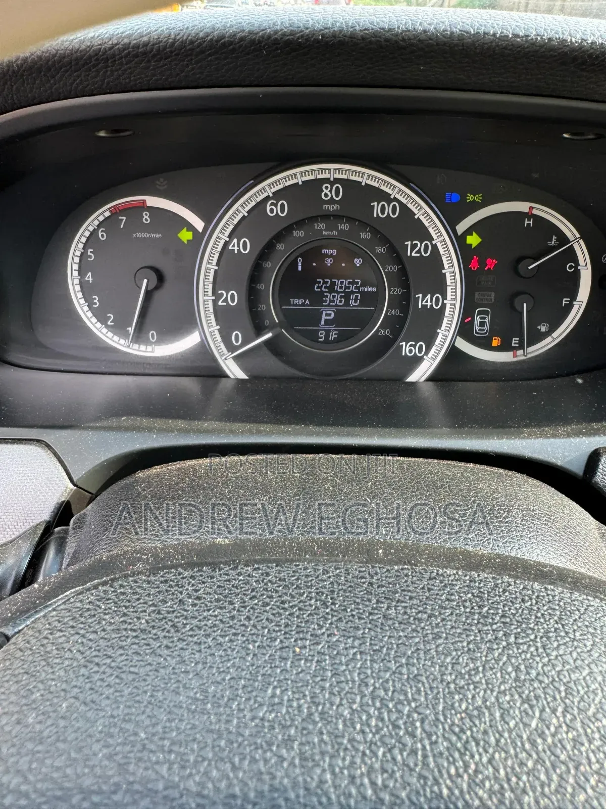 Honda Accord 2013 Brown