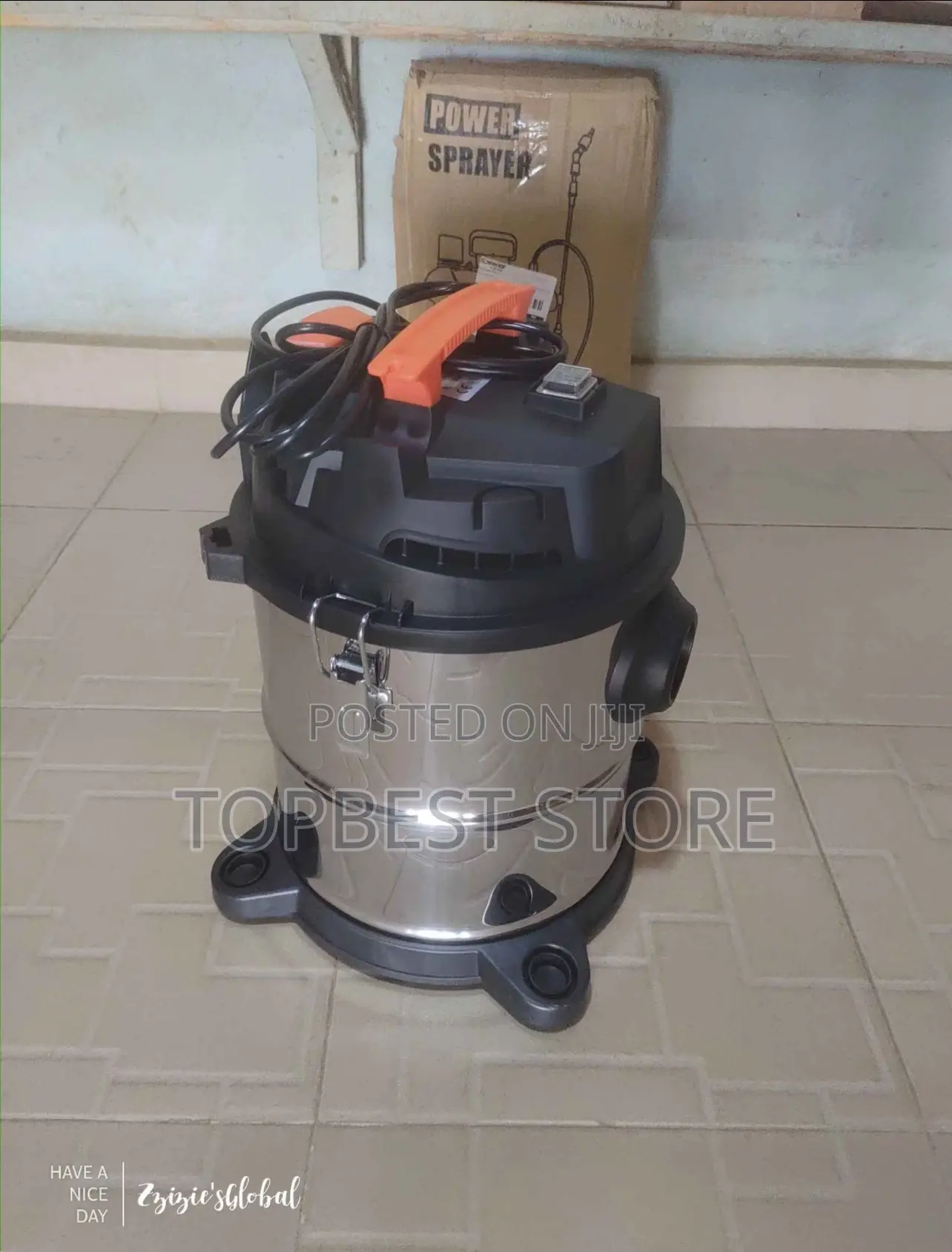 Wet and Dry Vacuum Cleaner Comfortable Garden 20l