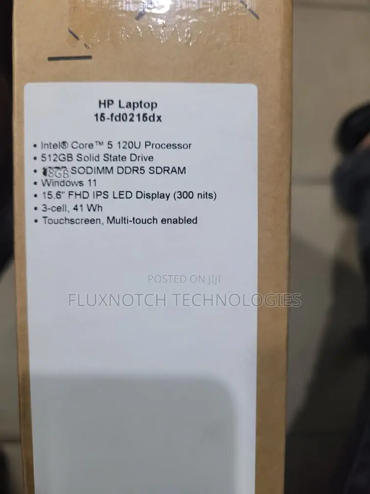 New Laptop HP 15 8GB Intel Core i5 SSD 512GB