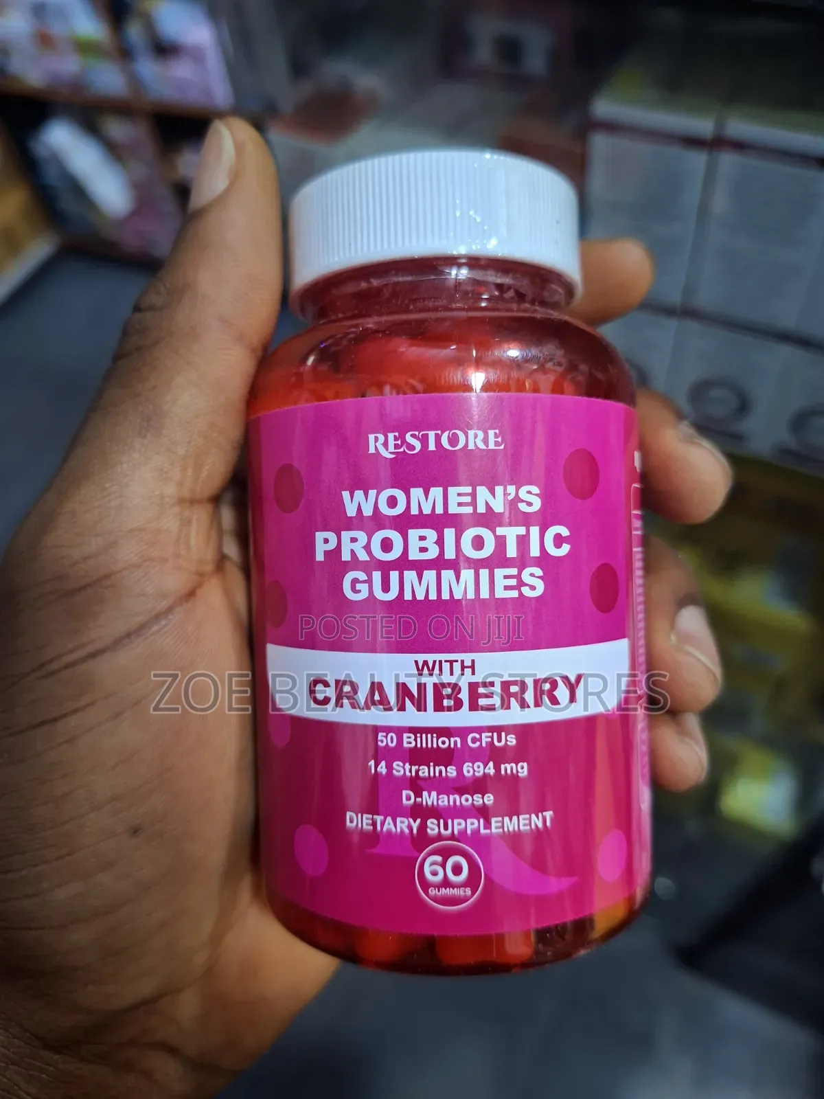 Restore Women's Probiotic Gummies With Cranberry