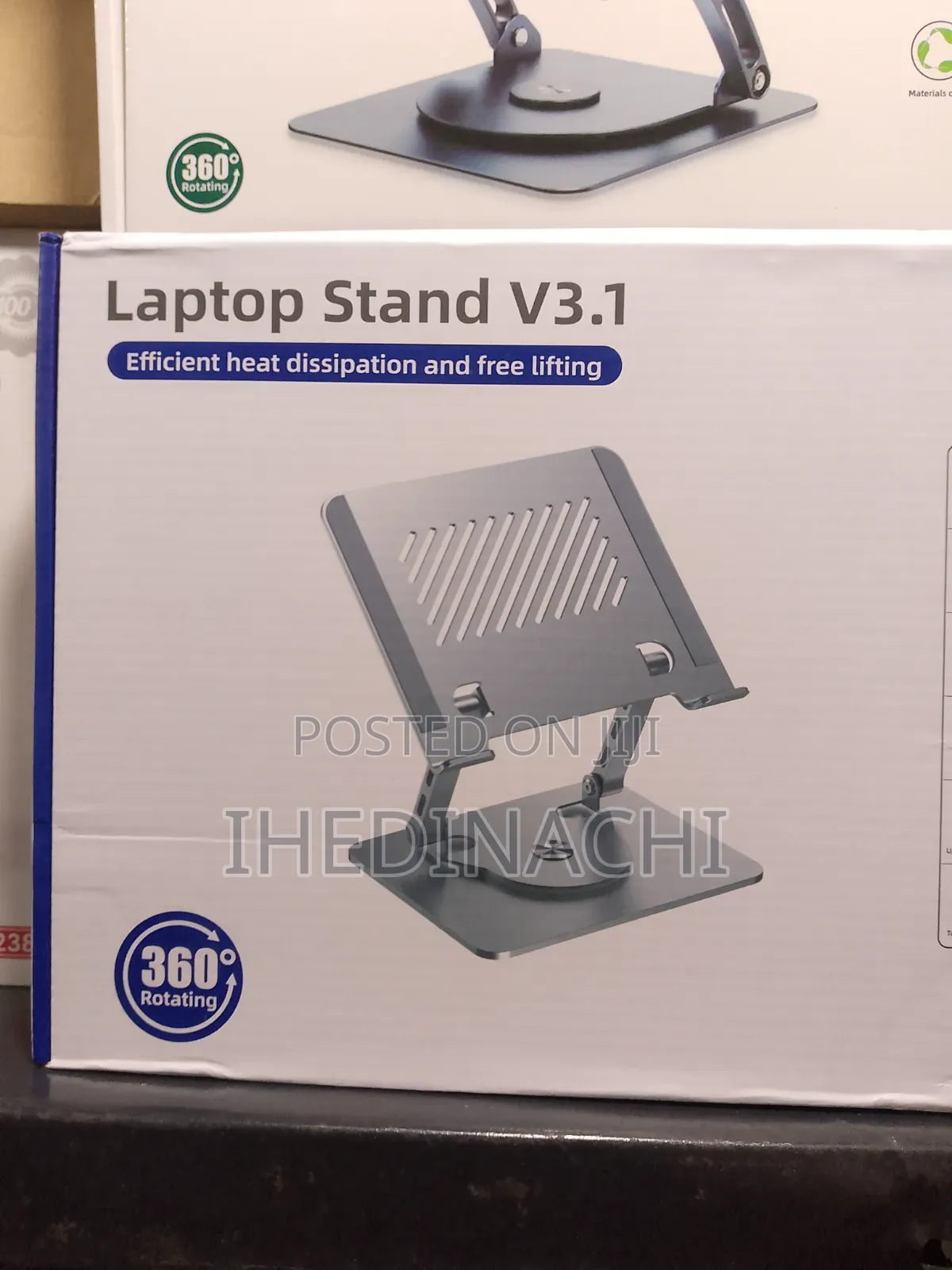 360° Rotating Adjustable Aluminum Laptop Stand