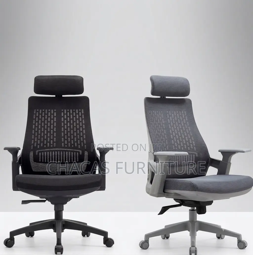 Premium Ergonomic Mesh Office Chair With Adjustable Headrest-Brand New