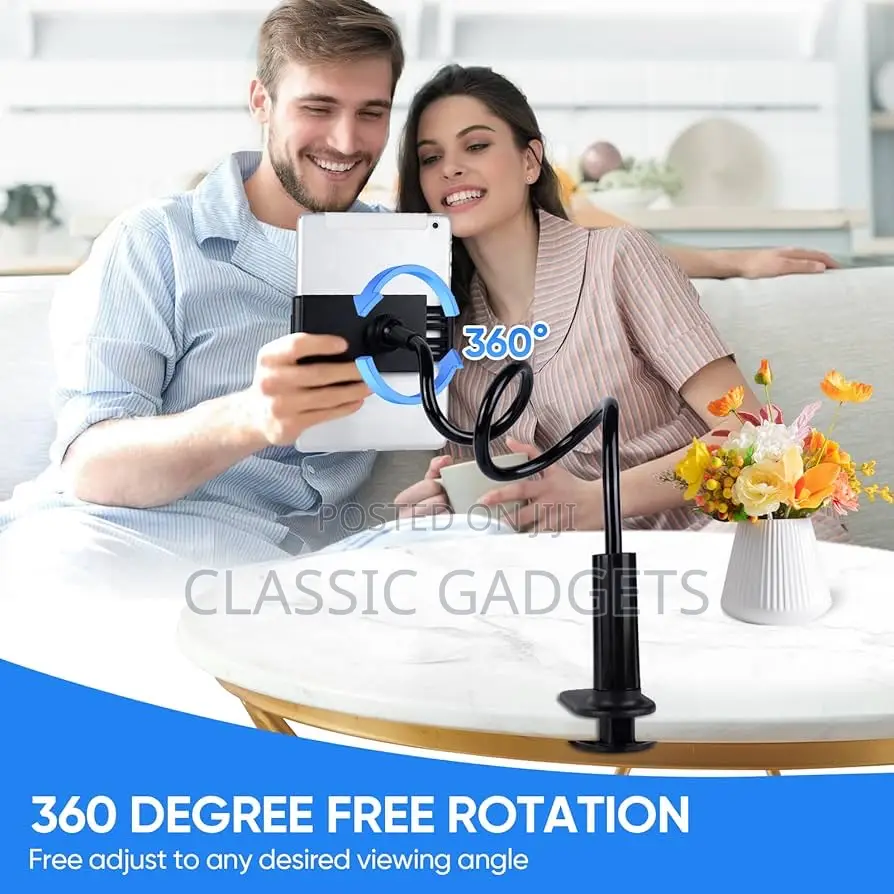 Lazy Bracket Desktop and Bed Flexible Holder for iPads/Tablets