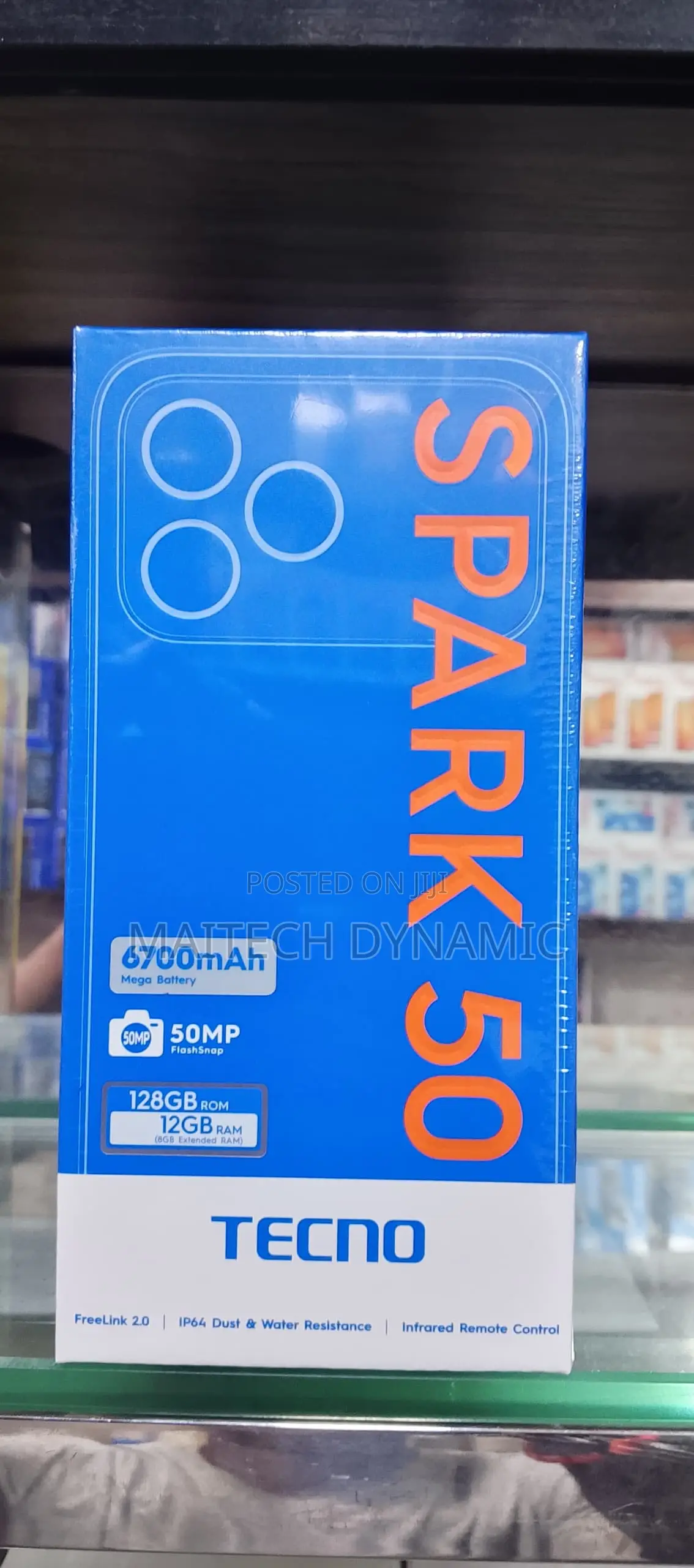 New Tecno Spark 50 128 GB Black