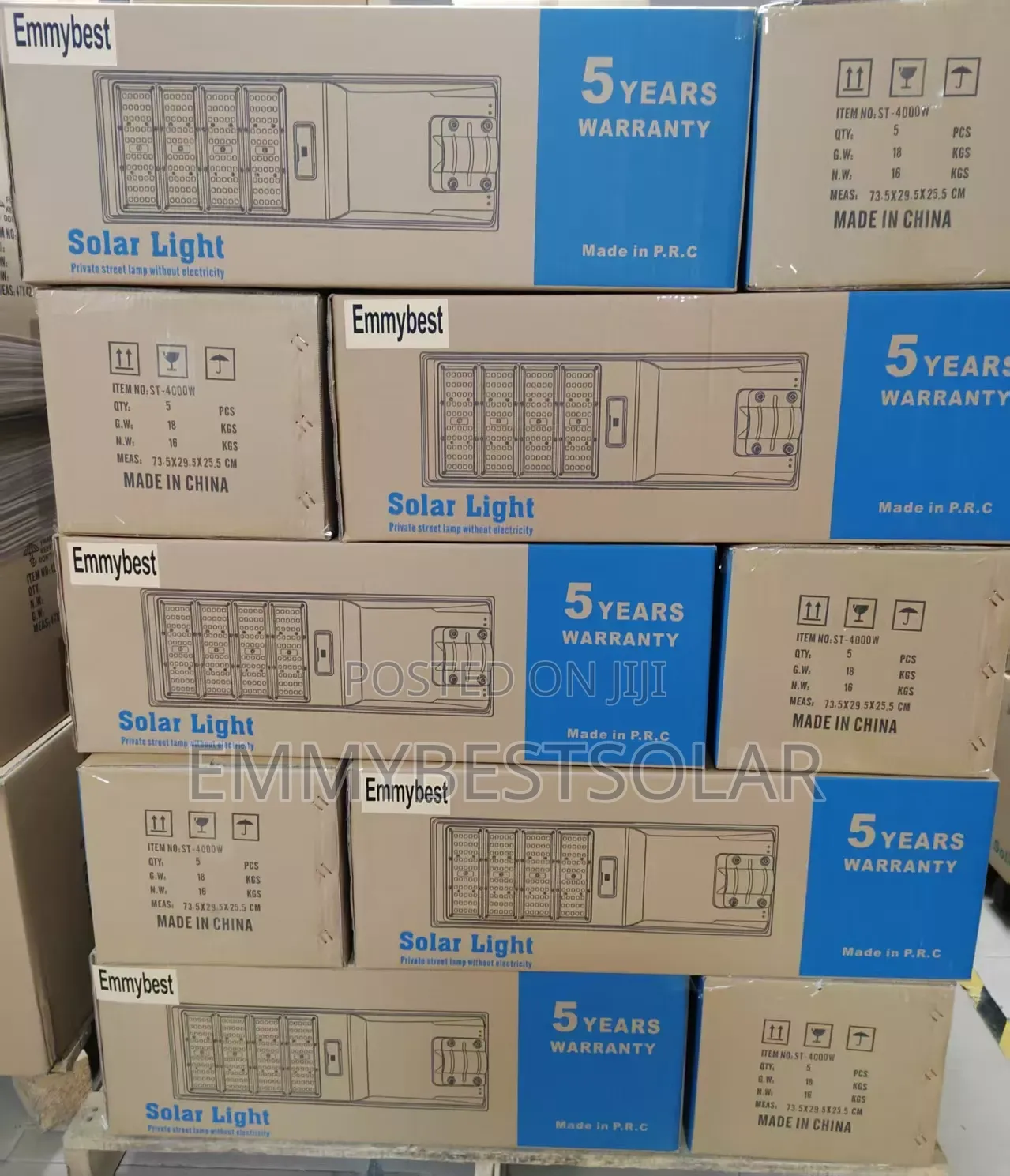 4000w All in One Supper Industrial Solar Street Light