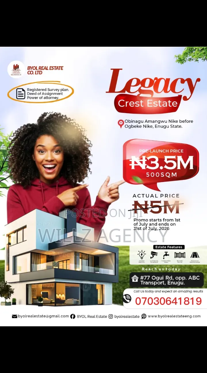 Legacy Crest Estate Land