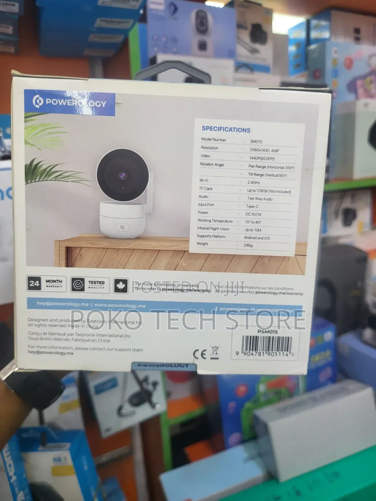 Powerology Sm015 Indoor PTZ Smart Camera