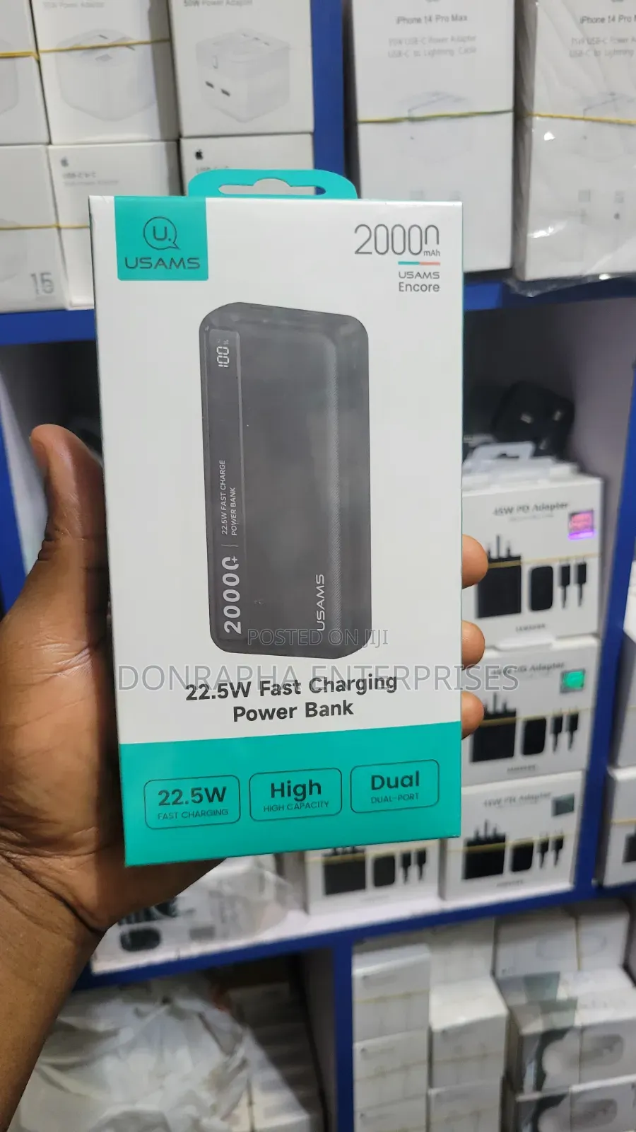 20000mah Usams Fast Charging Power Bank