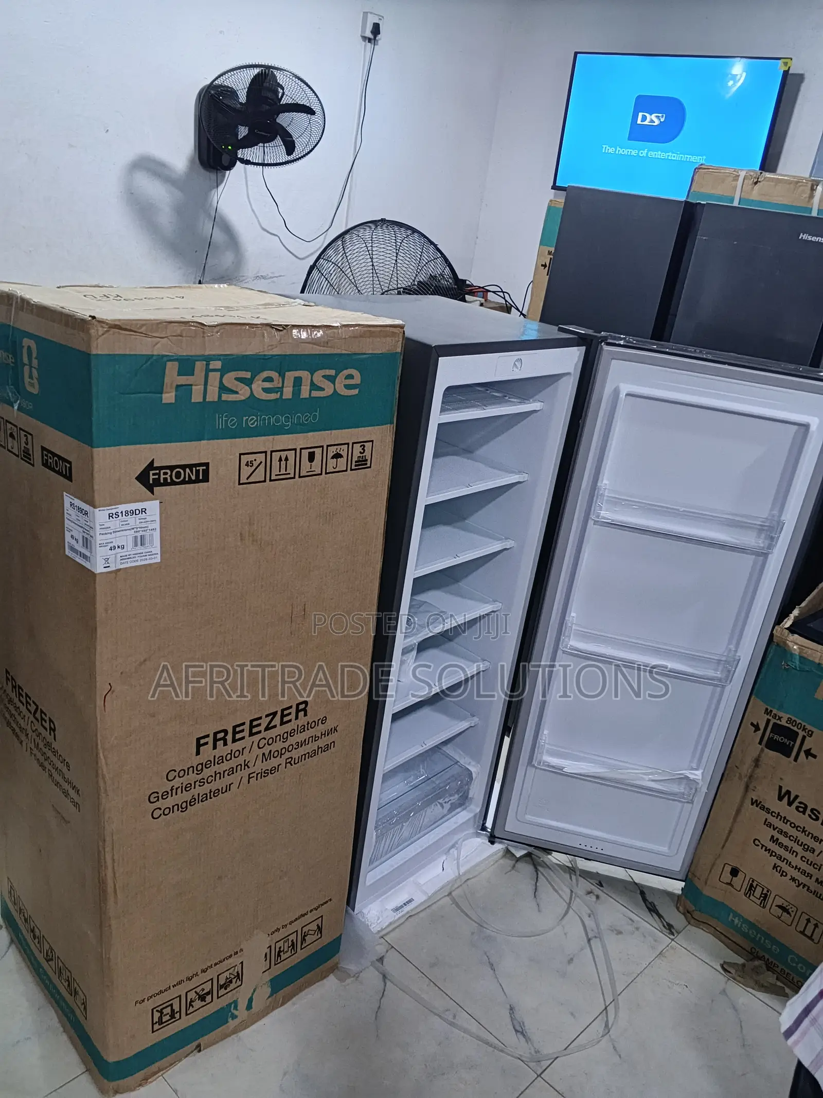Hisense Vertical Standing Freezer 190l