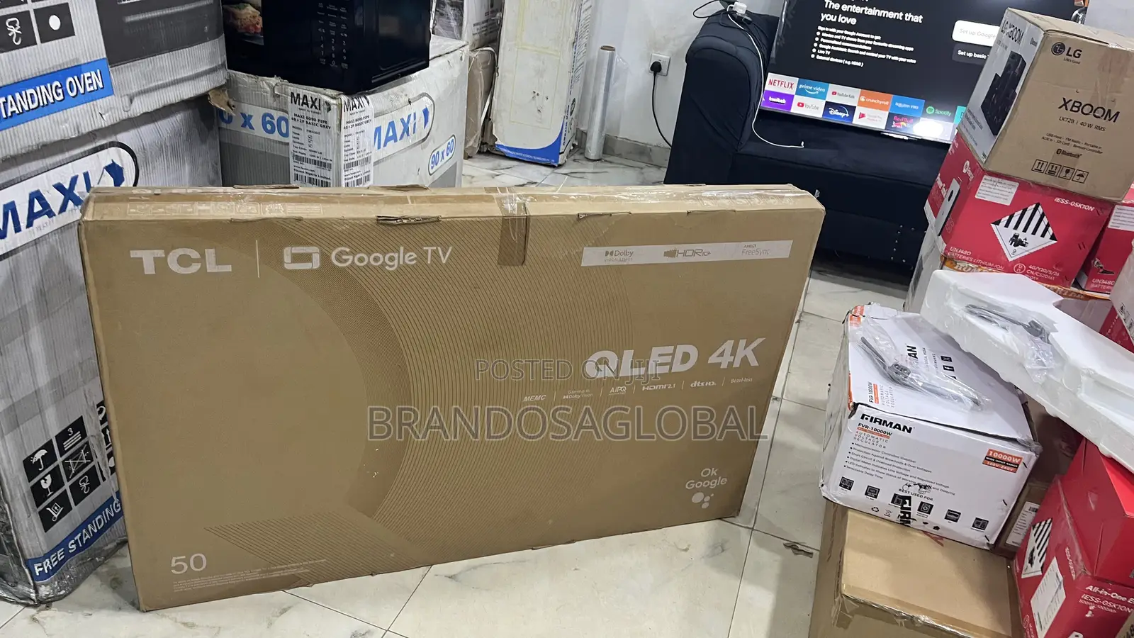 TCL 50 Inch Qled Google Tv 50c645 – Smart Uhd Television