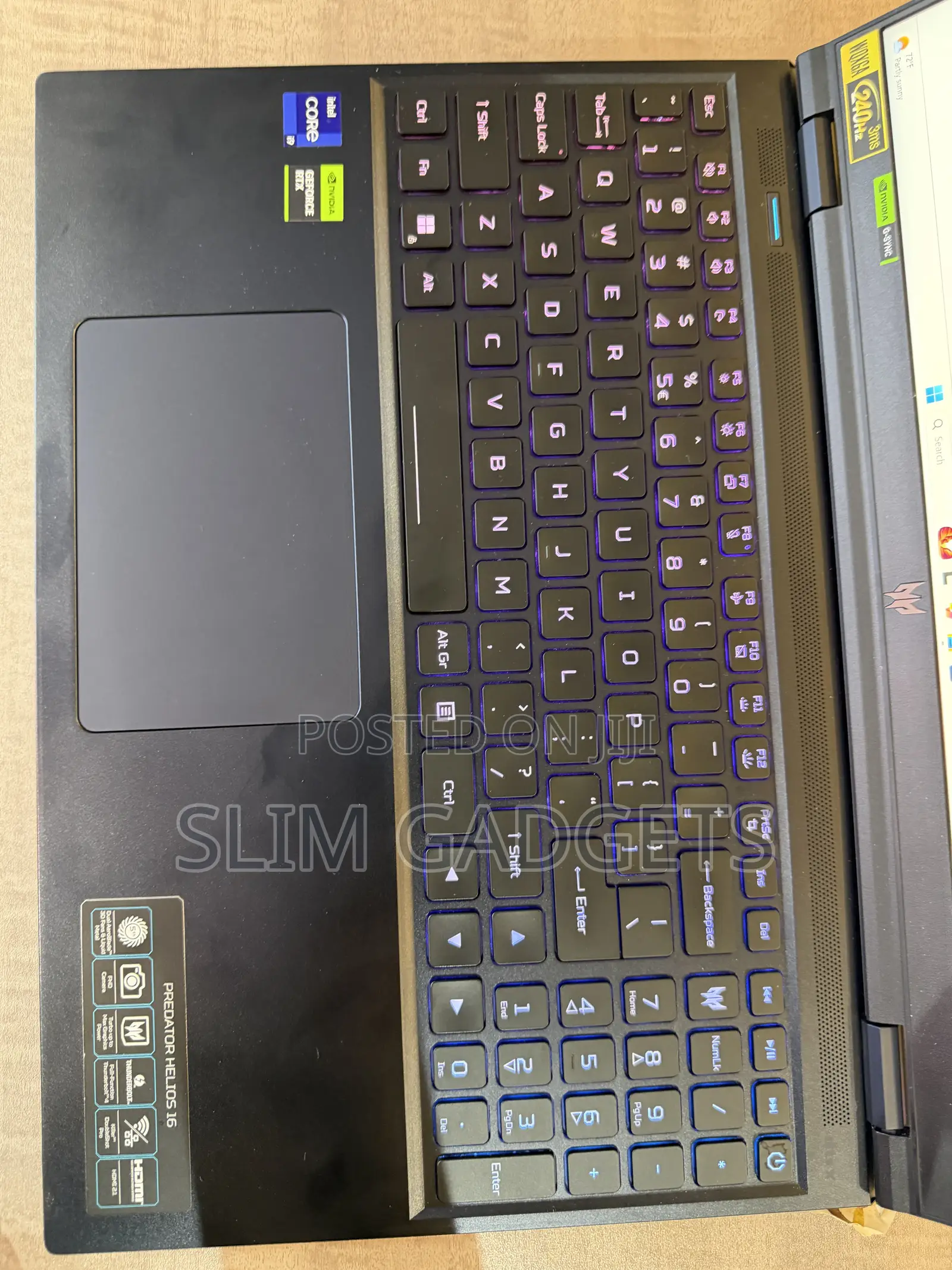 Laptop Acer Predator Helios 16 32GB Intel Core i9 SSD 1T