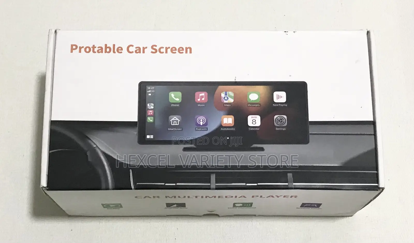 10-Inch Smart Car Dashboard Display – Apple Carplay Android Auto