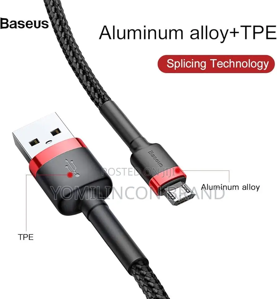 Baseus Cafule Usb to Micro Usb + Black