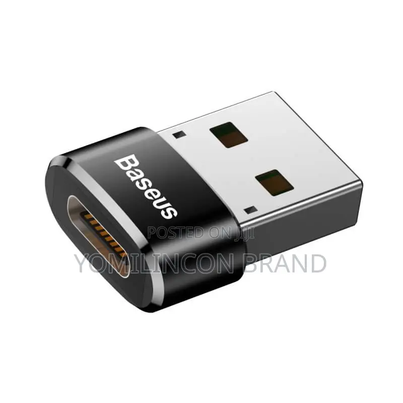 Brand New Baseus Mini Usb-C Female to Usb Male - Black