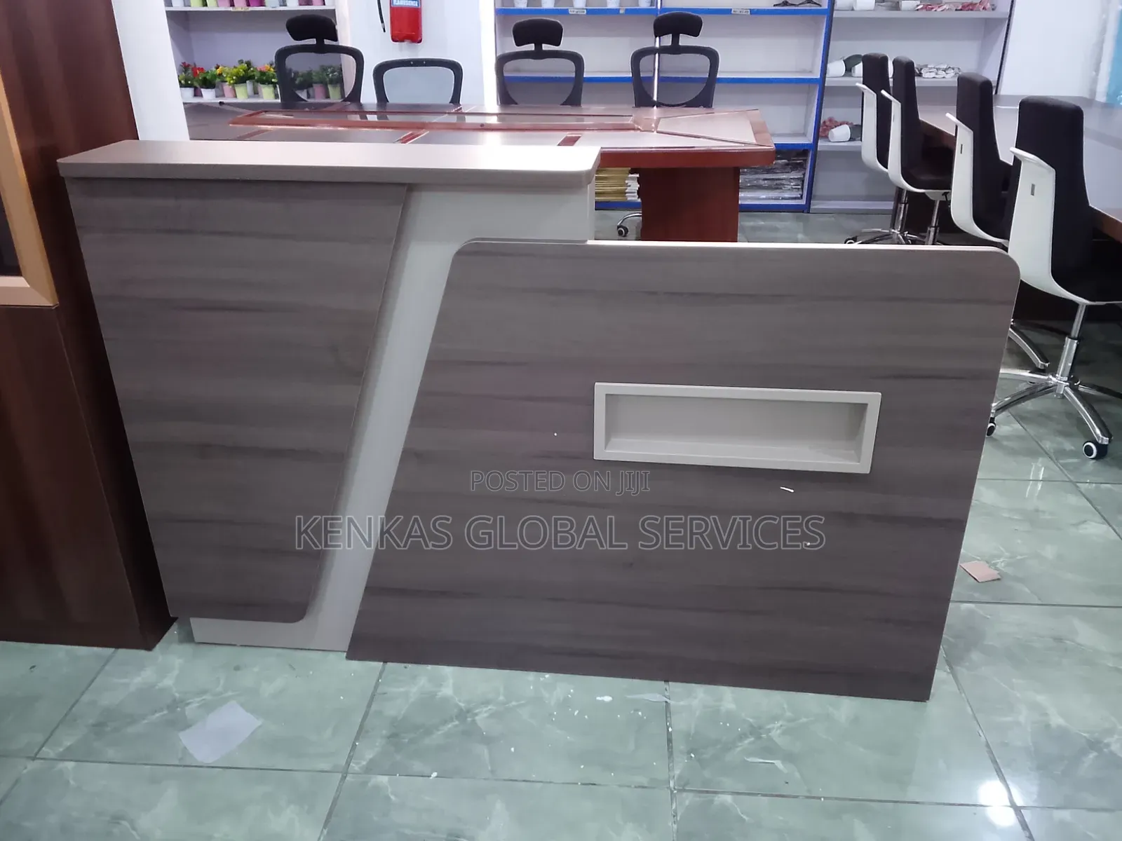 1.6mtr Reception Table With Led