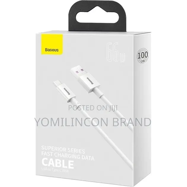 Baseus Superior Series Usb To Type-c 66w - White
