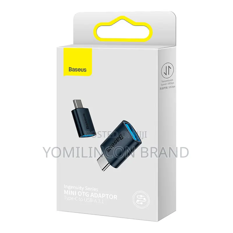 Baseus Ingenuity Series Mini Otg Adapter Type-C to Usb-a - Black