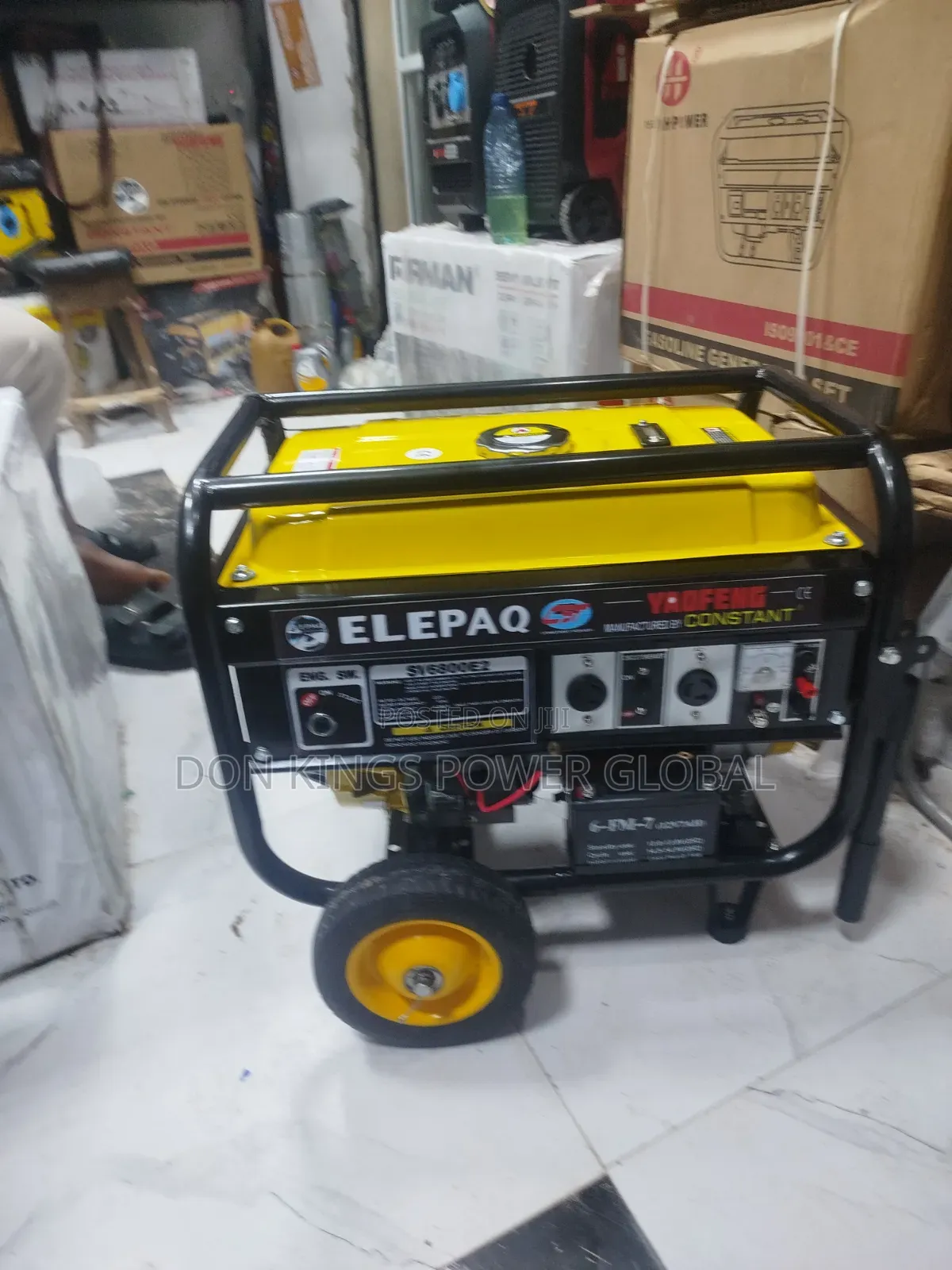 Elepaq Sv6800 4.5kva Electric Start Generator